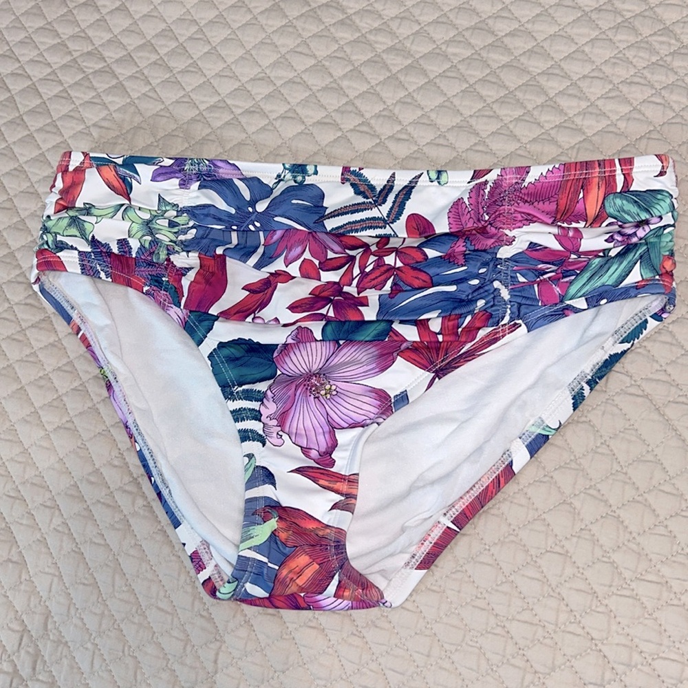 Tommy Bahama Tropical Floral high waist Bikini Bottom - small - New 🦈